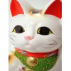 Maneki Neko Shiro Koban Hidarite