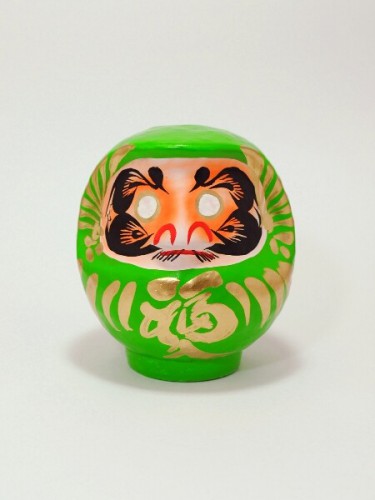 Daruma Doll Green 12cm (4.7in)