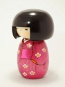 Kokeshi Pink Flowers Hanazono