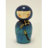 Kokeshi Ninja Bleu