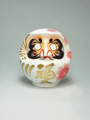 White Daruma Sakura 12cm (4.7in)