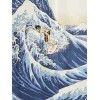 Noren Surfeur Vague Hokusai