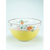 Yellow and flower bowl Osai Koume