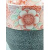 Tasse noire bordure fleurs Hana Yuuzen