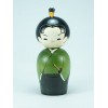 Kokeshi Green Samourai