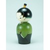 Kokeshi Green Samourai