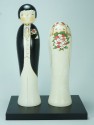 Kokeshi Couple Mariés