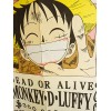 Noren One Piece Wanted Luffy