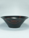 Cuenco espiral negro