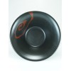 Cuenco espiral negro
