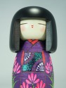 Kokeshi Violet Flowers Mushin