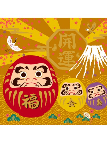 Furoshiki Daruma Mont Fuji