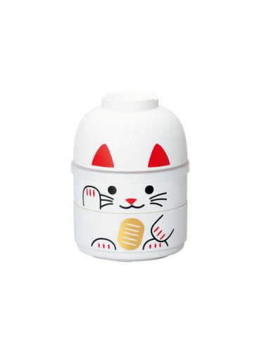 Kokeshi Shiro Maneki Neko Bento