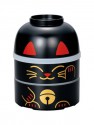 Kokeshi Kuro Maneki Neko Bento