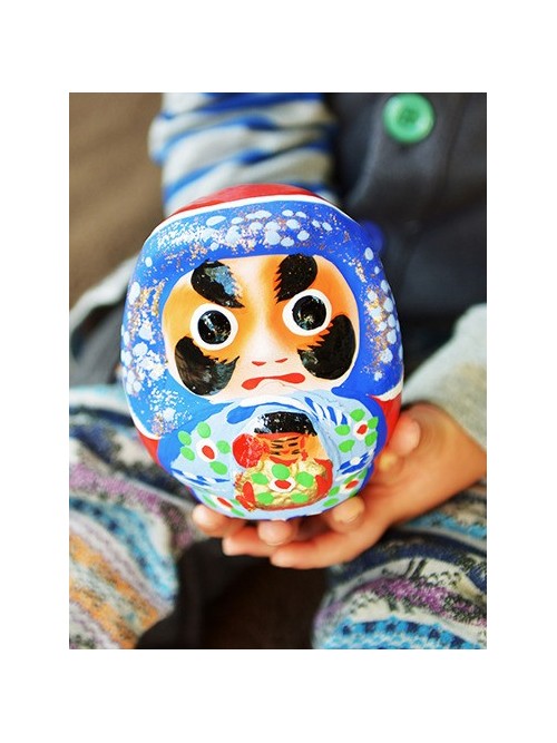 Blue Daruma 12cm / 4.7in