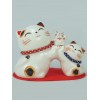 Tirelire Famille Maneki Neko Shiawase