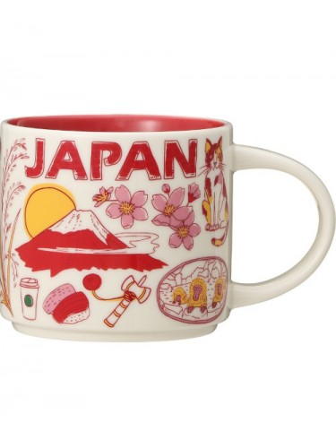 Starbucks Mug Rojo Japan Been There Series